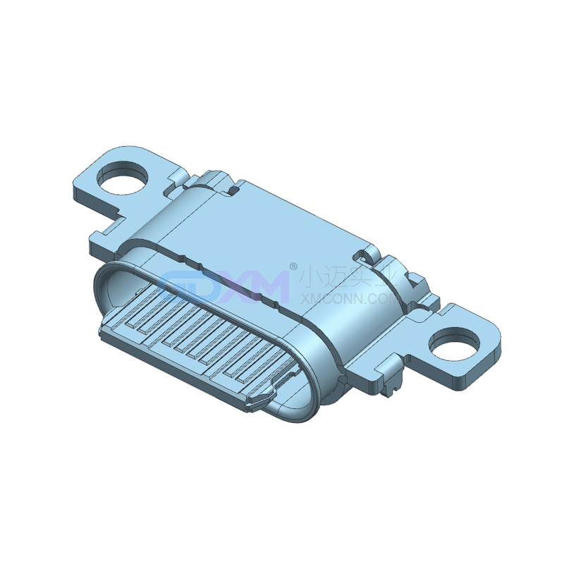 <b>TYPE-C母座16PIN 双耳款 防水（A32/A52 母座）</b>