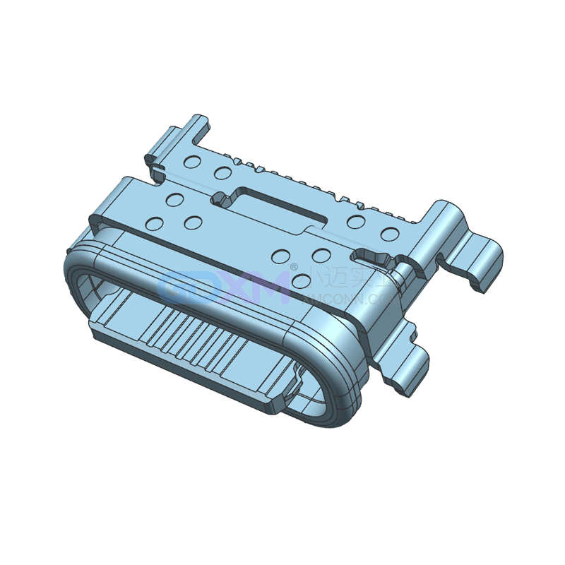Type-C母座 16pin 沉板型