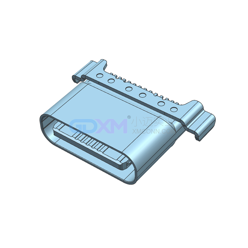 Type-C母座16pin 沉板1.58 双耳外露 1.0 XD9 MIX3 D9